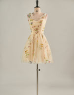 Load image into Gallery viewer, Cute Short Tulle Embroidery Homecoming Dress