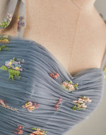 Load image into Gallery viewer, Cute Short Tulle Embroidery Homecoming Dress