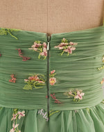 Load image into Gallery viewer, Cute Short Tulle Embroidery Homecoming Dress