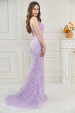 Load image into Gallery viewer, Long Mermaid Corset Prom Dress