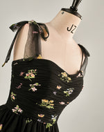 Load image into Gallery viewer, Cute Short Tulle Embroidery Homecoming Dress