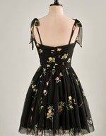 Load image into Gallery viewer, Cute Short Tulle Embroidery Homecoming Dress