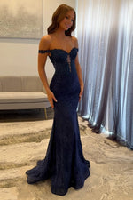 Load image into Gallery viewer, Sexy Sweetheart Off-the-Shoulder Prom Dress