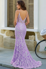 Load image into Gallery viewer, Noble Sexy Mermaid Appliques Prom Dress