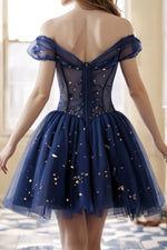 Load image into Gallery viewer, Gypsophila A Line Corset Homecoming Dress