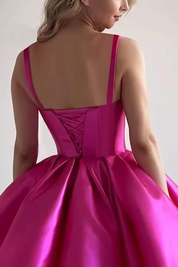 Short Homecoming Dress with Bow for Teens