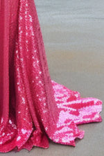 Load image into Gallery viewer, Fitted Sequin Strapless Party Dress