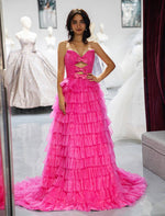Load image into Gallery viewer, Sweetheart Pink Prom Dress with Bows