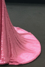 Load image into Gallery viewer, Pink Sequin Mermaid Party Dress
