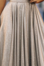 Load image into Gallery viewer, Shiny Long Halter Prom Dress