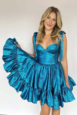 Load image into Gallery viewer, A-Line Cute Sweetheart Homecoming Dress