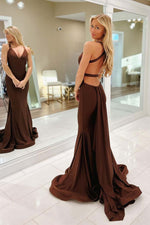 Load image into Gallery viewer, Unique Open Back Prom Gown
