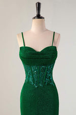 Load image into Gallery viewer, Fitted Corset Bodice Homecoming Gown