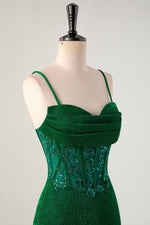 Load image into Gallery viewer, Fitted Corset Bodice Homecoming Gown