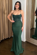 Load image into Gallery viewer, Backless Long Mermaid Tight Prom Dress
