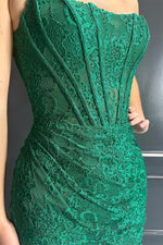 Load image into Gallery viewer, Lace Corset Bodice Homecoming Dress