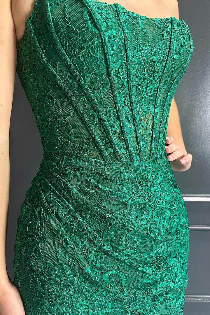 Lace Corset Bodice Homecoming Dress