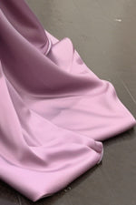 Load image into Gallery viewer, Purple Strapless Satin Prom Dress