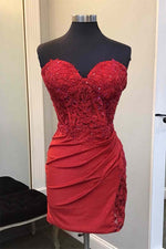 Load image into Gallery viewer, Sweetheart Corset Bodice Homecoming Dress with Lace