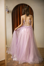 Load image into Gallery viewer, Lilac Senior Prom Dress