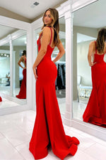 Load image into Gallery viewer, Straps Corset Prom Dress with Beading