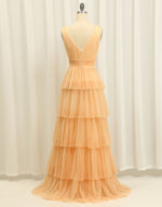 Load image into Gallery viewer, cute tiered prom dress

