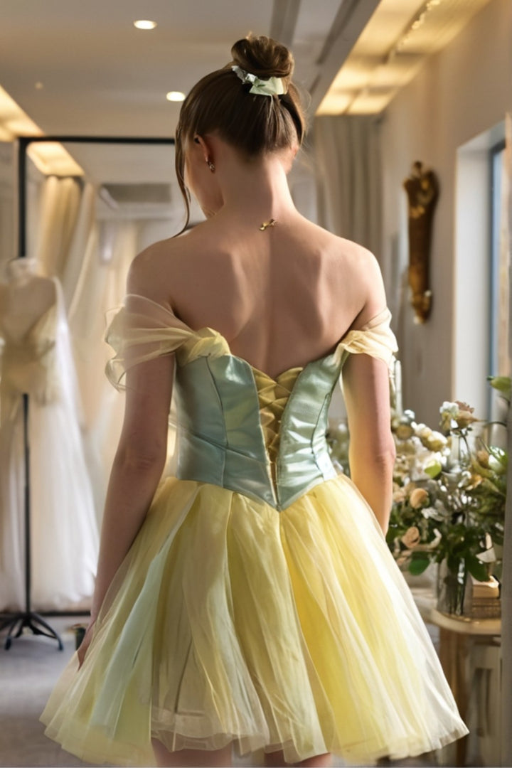 A line Princess Sweetheart Homecoming Dress