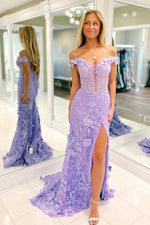 Load image into Gallery viewer, Sheer Corset Bodice Prom Dress with 3D Flowers
