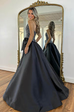 Load image into Gallery viewer, Beading Strapless Prom Gown with Bow