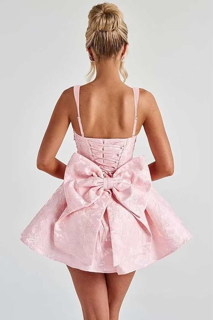 Mini Floral Homecoming Party Dress