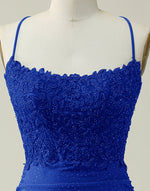 Load image into Gallery viewer, Backless Tight Homecoming Dress with Lace Beading
