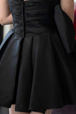 Load image into Gallery viewer, A-Line Strapless Homecoming Dress with Bow
