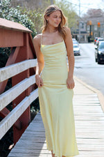 Load image into Gallery viewer, Simple Open Back Long Prom Dress
