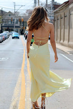Load image into Gallery viewer, Simple Open Back Long Prom Dress
